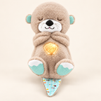 Snoozie calming otter sleep buddy with warm glowing belly