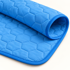 Close detail of the quilted CoolPaws cooling mat fabric