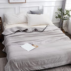 Grey IceFlow cooling blanket home