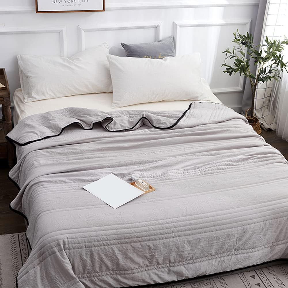 Grey IceFlow cooling blanket home