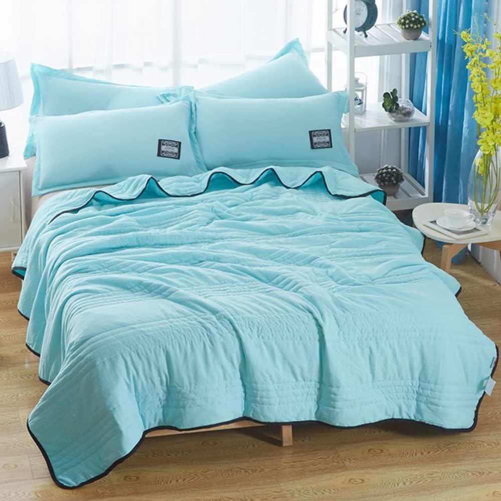 Light Blue IceFlow cooling blanket home