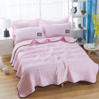 Blush Pink IceFlow cooling blanket home