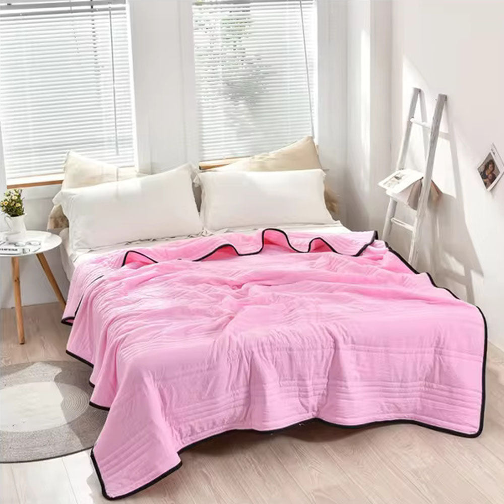 Pink IceFlow cooling blanket home