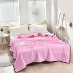 Pink IceFlow cooling blanket home