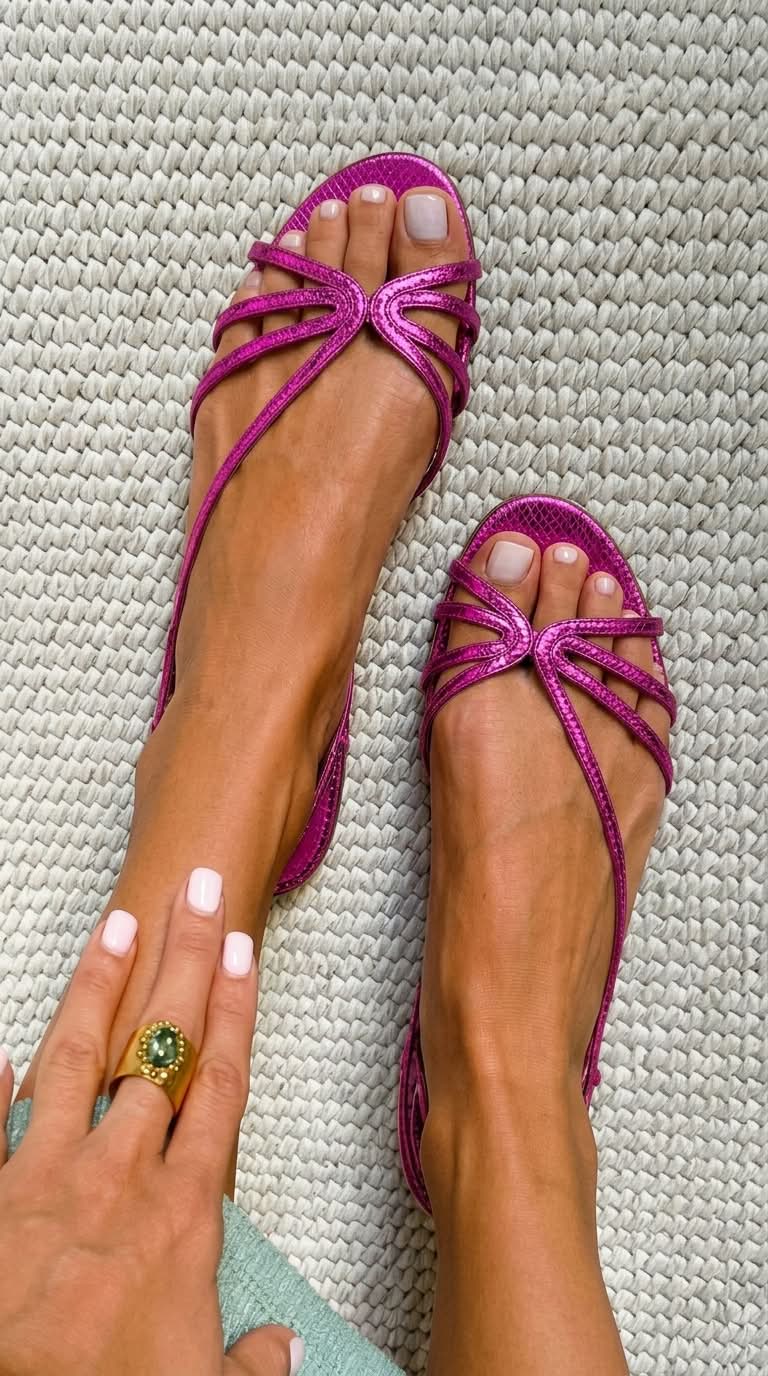 Ginevra sandal side view