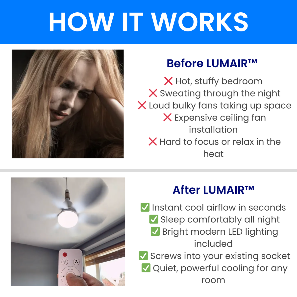 Lunair product view
