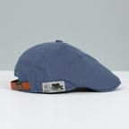 Blue Beaumont adjustable beret cap for men