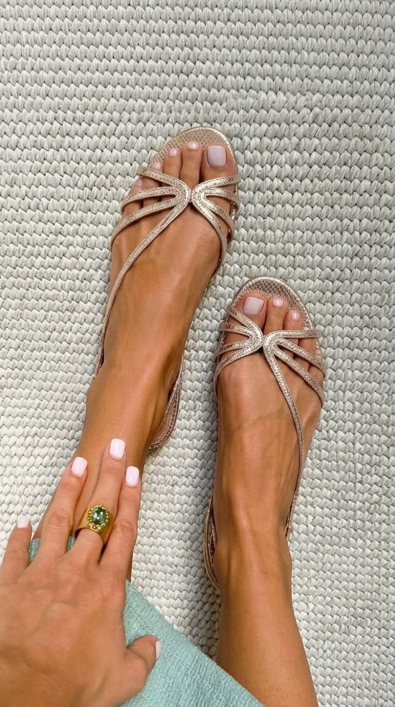 Ginevra sandal top view