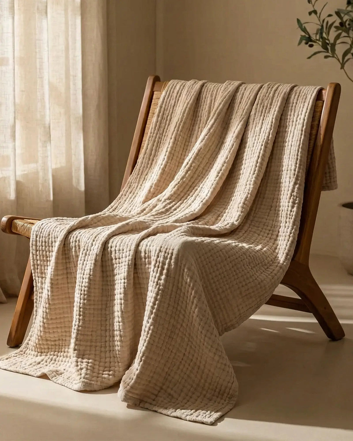 Driftweave muslin cotton blanket