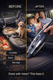 Powerful Cordless Car Vacuum - Never a Dirty Car Again.