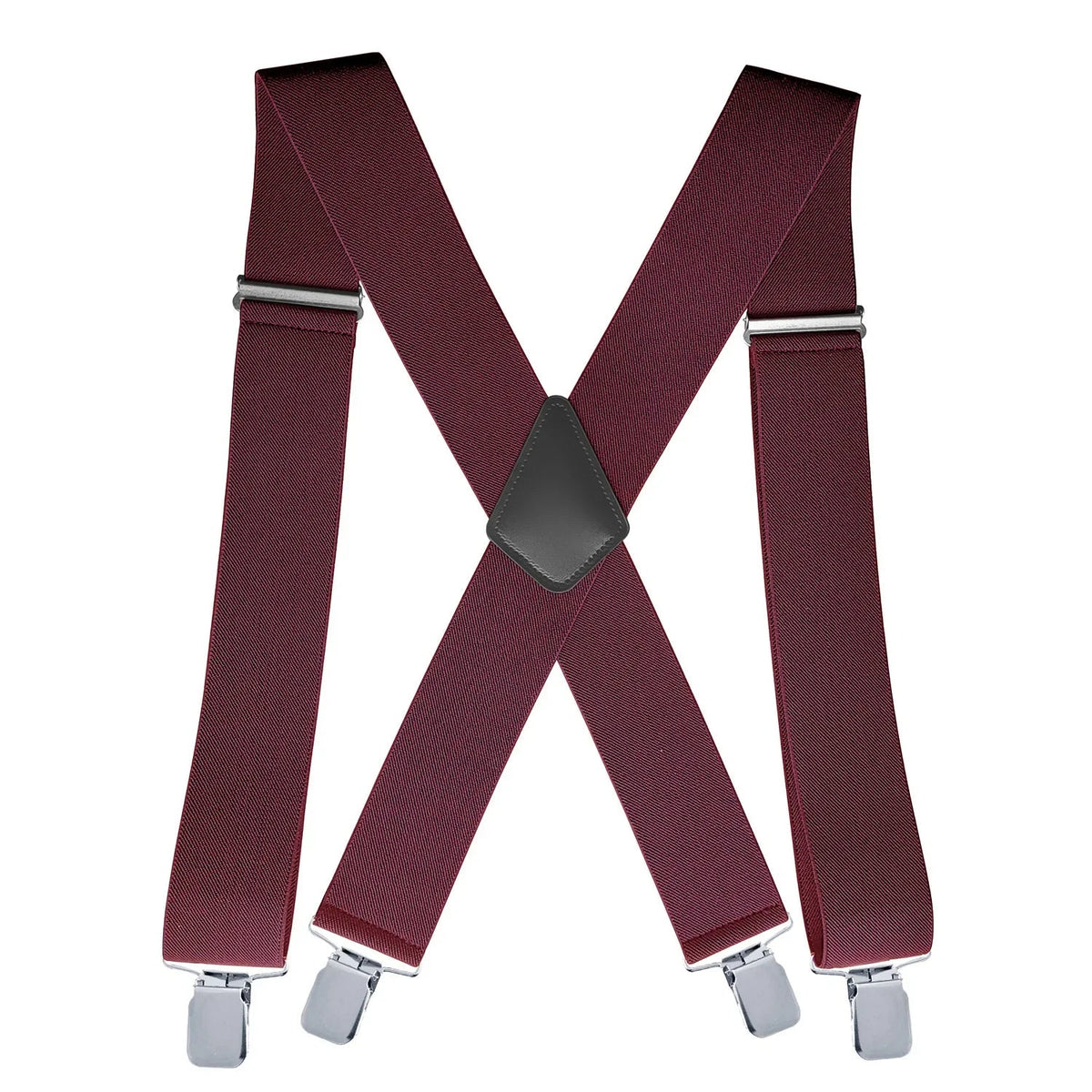 Wine Red Holden adjustable mens braces