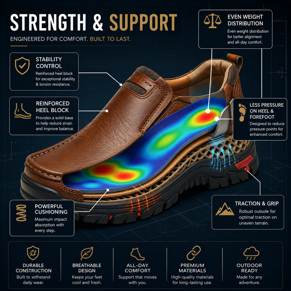 Lubeko™ Active Comfort | Men's Outdoor Trainers