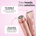 Satin Smooth shaver in use