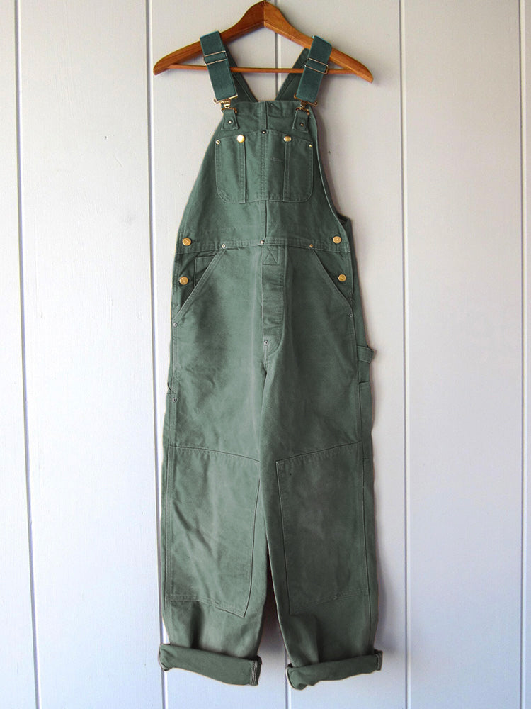 Green Harper utility dungaree jumpsuit