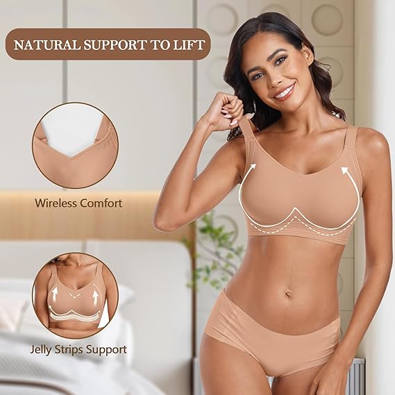 Seamless Jelly Lift Bra