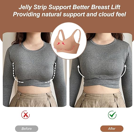 Seamless Jelly Lift Bra