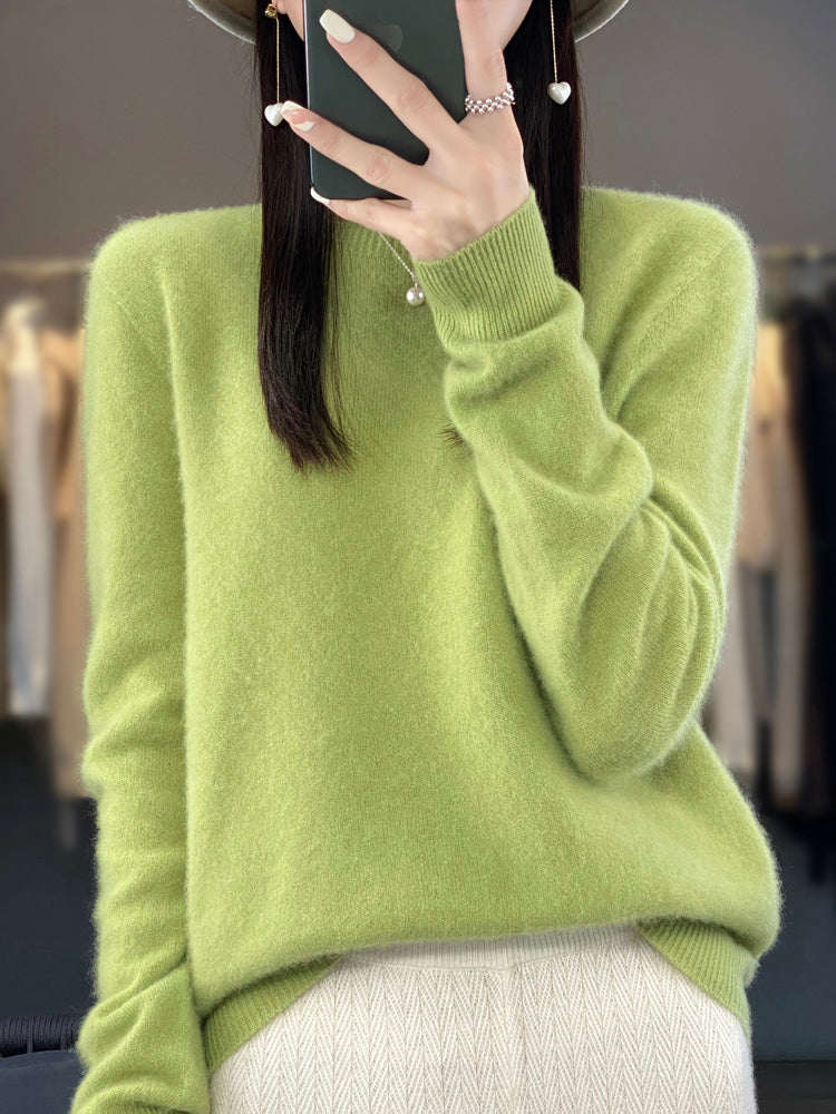 Fruit Green Anette cashmere-soft cosy jumper