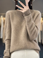 Camel Anette cashmere-soft cosy jumper