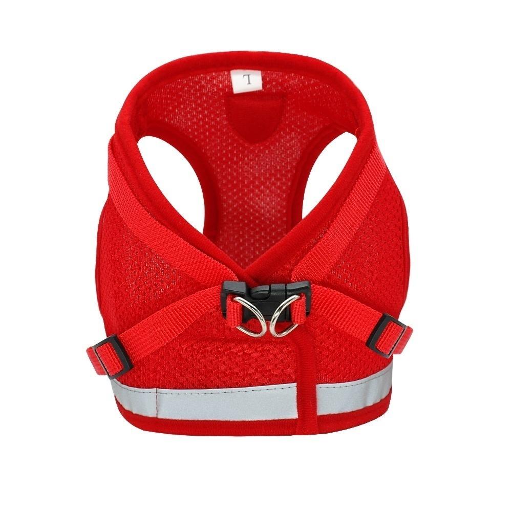 Reflective band detail on the Milo pet harness