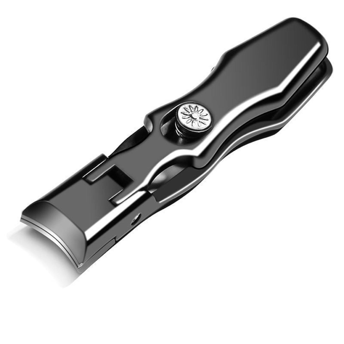 Black ClariClip wide-jaw nail cutter close-up