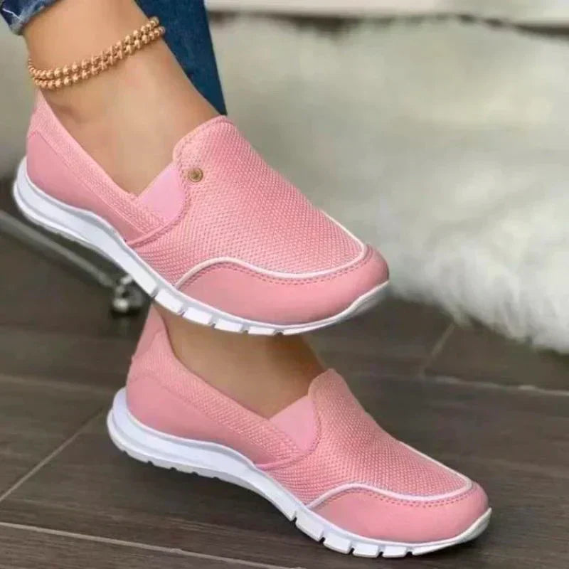 Pink Janne extra-wide slip-on shoes