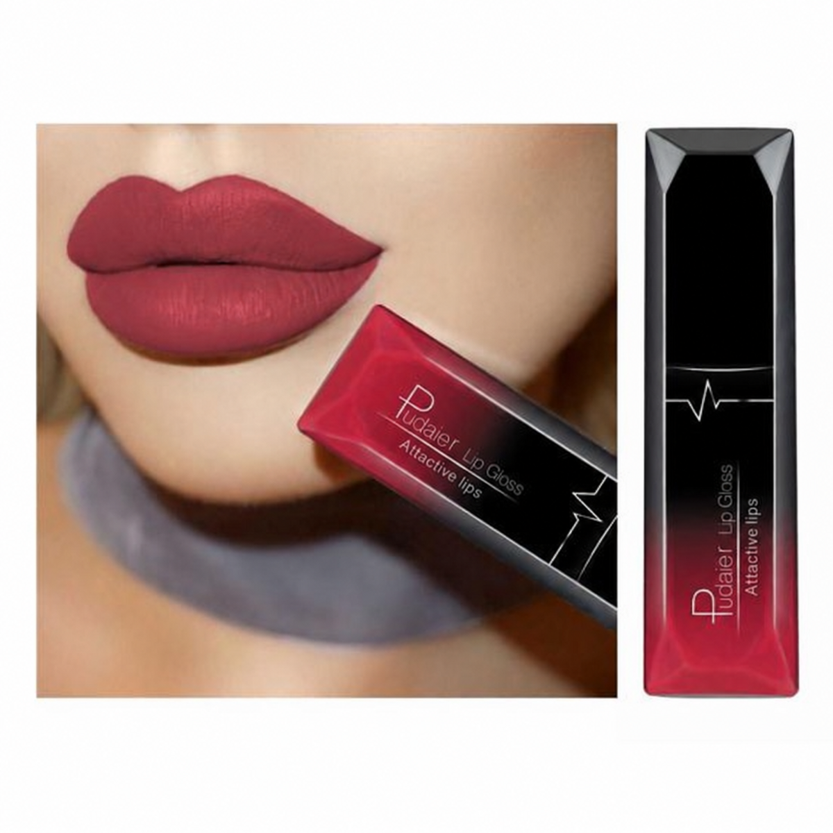 Veloura matte lip colour in Cranberry without shade number
