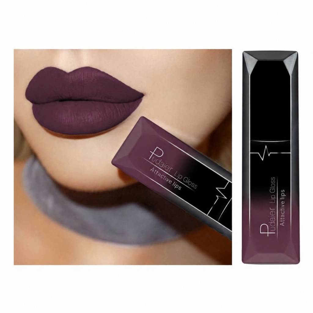 Veloura matte lip colour in Deep Plum without shade number