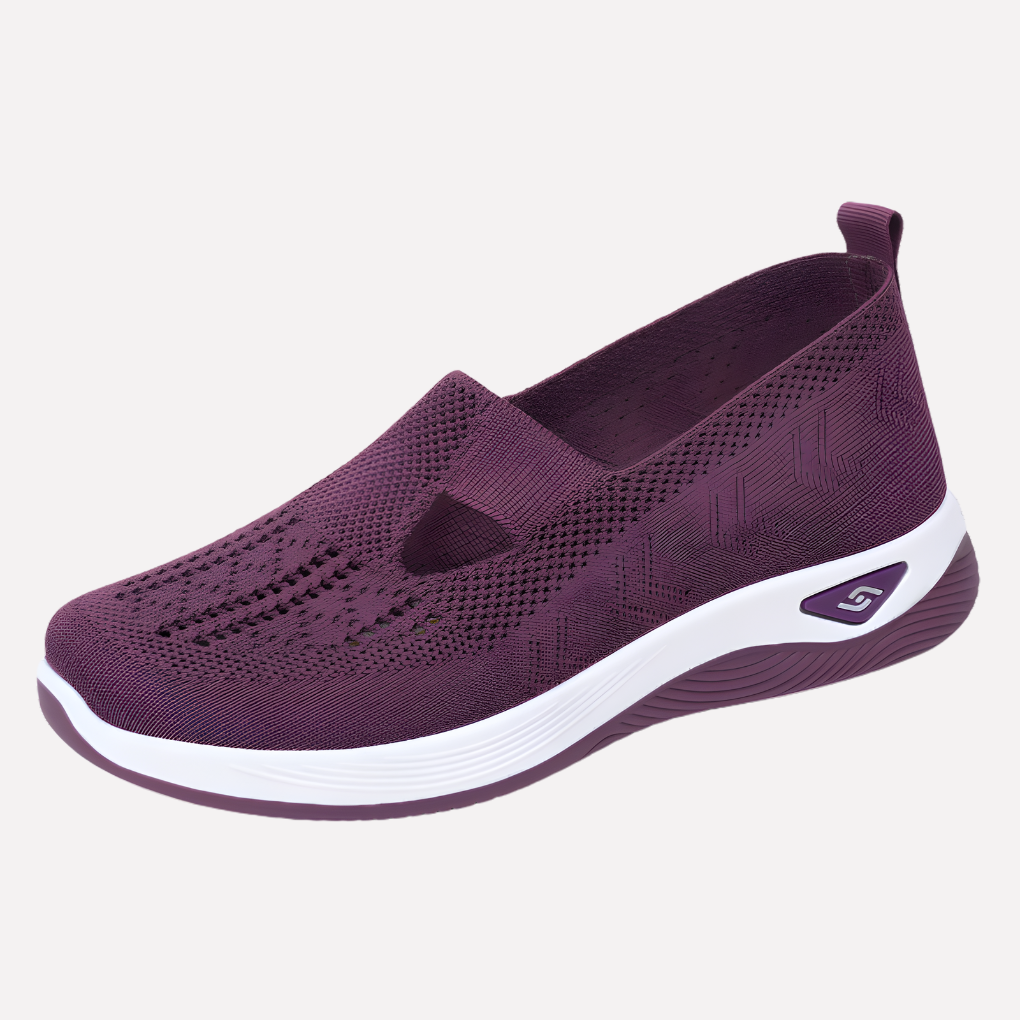 Lavender Elara orthopaedic slip-on walking shoe
