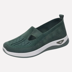 Green Elara orthopaedic slip-on walking shoe