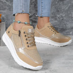 Women's orthopedic walking shoes in Apricot