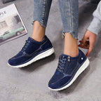 Women's orthopedic walking shoes in Blue