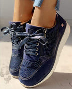 Women's orthopedic walking shoes in Blue