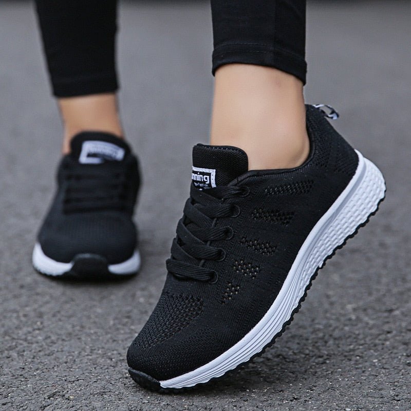 Women's arch support sneakers with breathable knit upper, photo 4