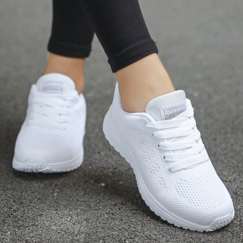 Women's arch support sneakers with breathable knit upper, photo 2