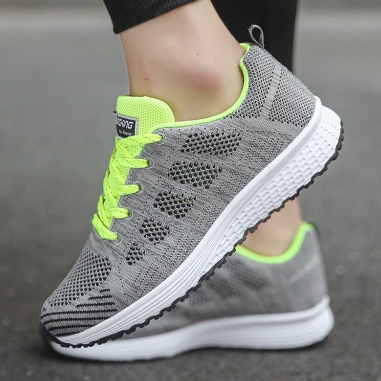 Women's arch support sneakers with breathable knit upper, photo 9