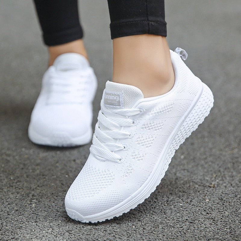 Women's arch support sneakers with breathable knit upper, photo 1