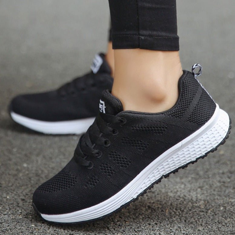 Women's arch support sneakers with breathable knit upper, photo 5