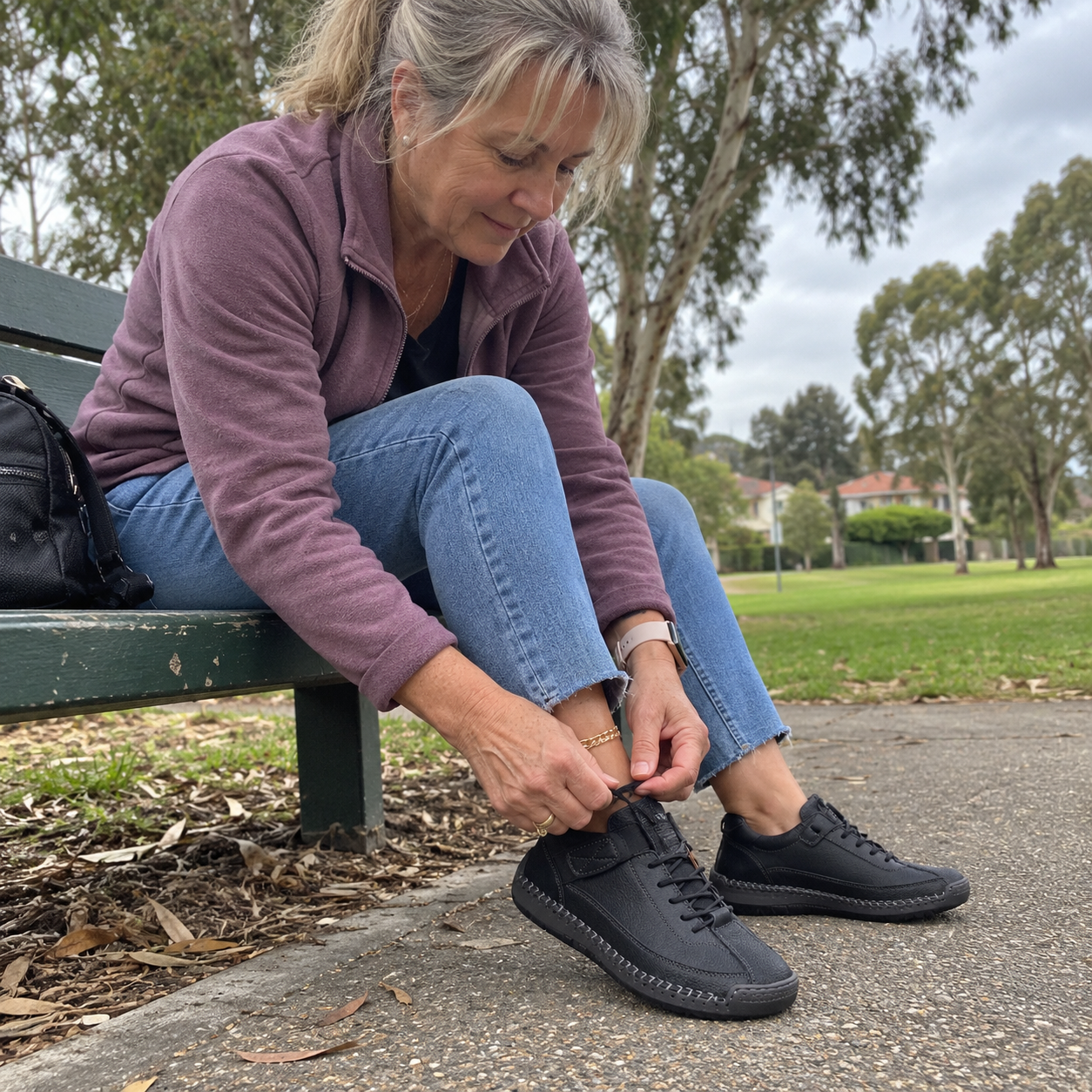 Customer lifestyle photo for Mia | Your Feet Deserve a Full Day Without Pain