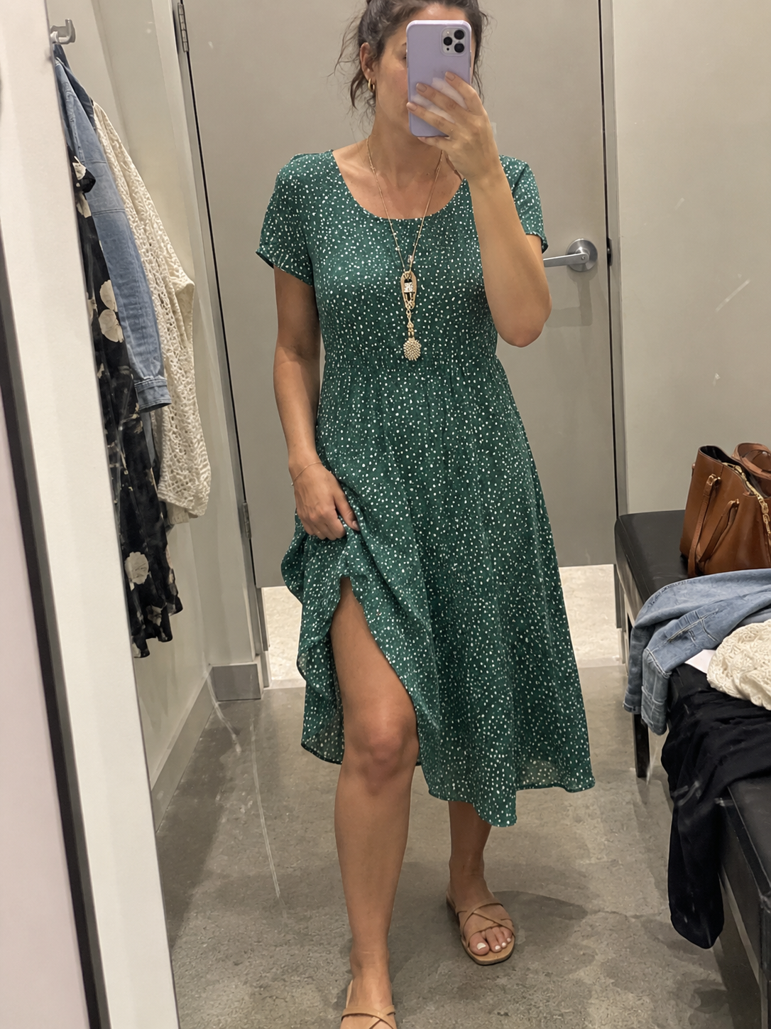Customer lifestyle photo for Marielle | Flowing Summer Midi Dress